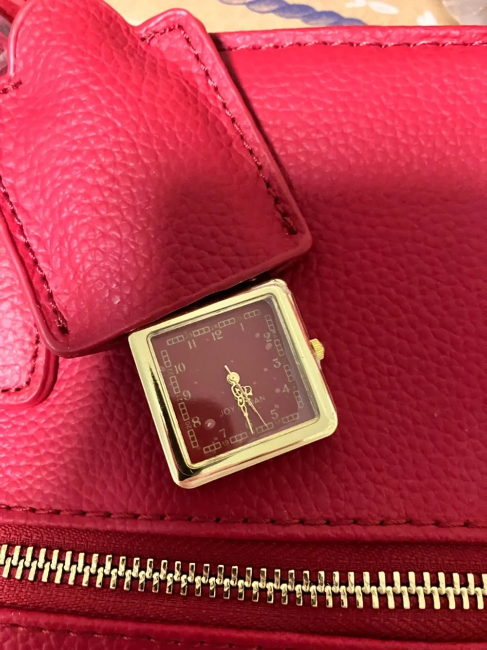Joy & Iman Hollywood Glambag Marsala Red Leather - 2004 Deadstock NEW- NIP Set - Picture 10 of 16